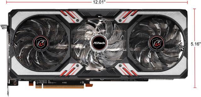 Alt view image 4 of 12 - ASRock Radeon RX 6800 Phantom Gaming D Gaming Graphics Card with 16GB GDDR6, AMD RDNA 2 (RX6800 PGD 16GO)