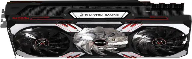 Alt view image 10 of 12 - ASRock Radeon RX 6800 XT Phantom Gaming Graphics Card with 16GB GDDR6, AMD RDNA 2 (RX6800XT PGD 16GO)