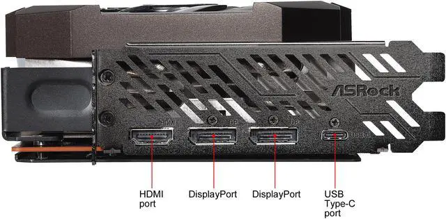 Alt view image 5 of 11 - ASRock Radeon RX 6800 XT Taichi Gaming Graphics Card with 16GB GDDR6, AMD RDNA 2 (RX6800XT TCX 16GO)