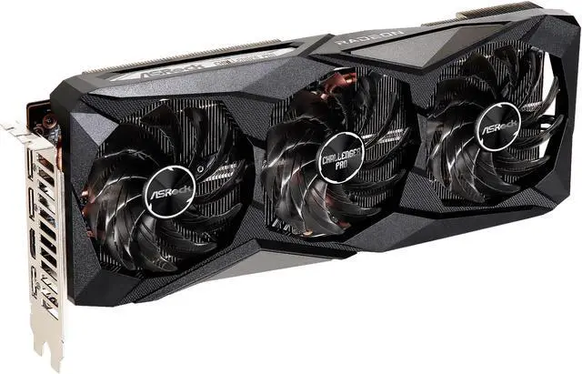 Alt view image 5 of 8 - ASRock Radeon RX 6700 XT Challenger Pro Gaming Graphic Card, 12GB GDDR6 VRAM, AMD RDNA2 (RX6700XT CLP 12GO)