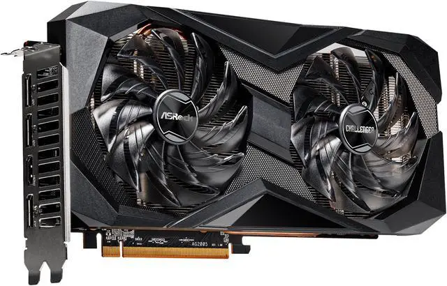 Alt view image 7 of 9 - ASRock Radeon RX 6700 XT Challenger D Gaming Graphic Card, 12GB GDDR6 VRAM, AMD RDNA2 (RX6700XT CLD 12G)
