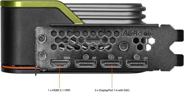 Alt view image 6 of 8 - ASRock OC Formula Radeon RX 6900 XT 16GB GDDR6 PCI Express 4.0 ATX Graphics Card RX6900XT OCF 16G