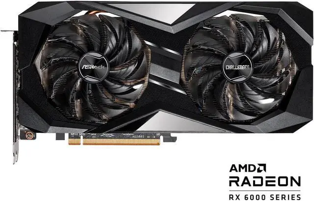 Alt view image 2 of 8 - ASRock Challenger D Radeon RX 6700 XT 12GB GDDR6 PCI Express 4.0 Graphics Card RX6700XT CLD 12GO