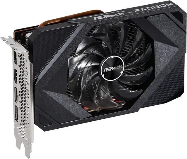 Alt view image 4 of 11 - ASRock Challenger ITX Radeon RX 6600 XT 8GB GDDR6 PCI Express 4.0 Graphics Card RX6600XT CLI 8G