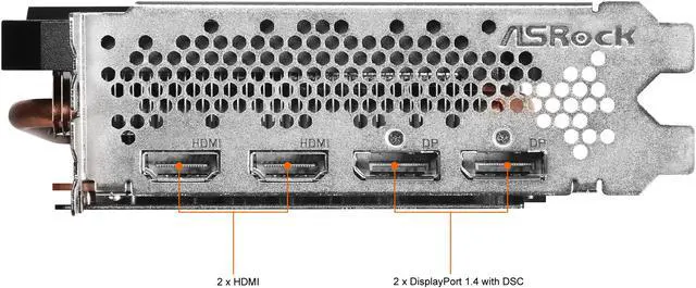 Alt view image 6 of 11 - ASRock Challenger ITX Radeon RX 6600 XT 8GB GDDR6 PCI Express 4.0 Graphics Card RX6600XT CLI 8G
