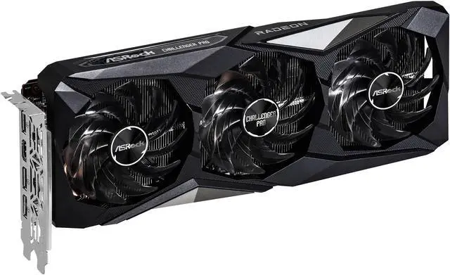 Alt view image 4 of 10 - ASRock Challenger Pro Radeon RX 6600 XT 8GB GDDR6 PCI Express 4.0 Graphics Card RX6600XT CLP 8GO