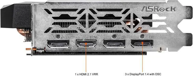 Alt view image 7 of 14 - ASRock Challenger D Radeon RX 6600 XT 8GB GDDR6 PCI Express 4.0 Graphics Card RX6600XT CLD 8GO