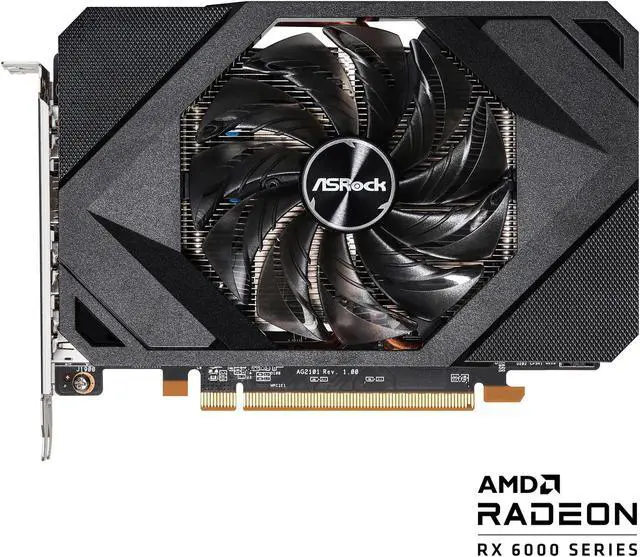 Main image of ASRock Radeon RX 6600 8GB PCI Express 4.0 Graphics Card RX6600 CLI 8G