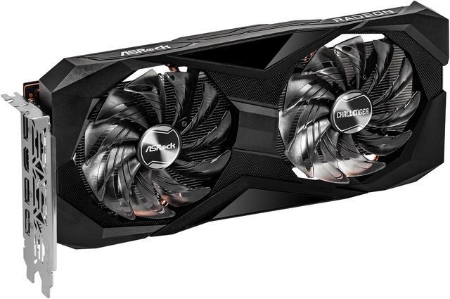 Alt view image 4 of 7 - ASRock Radeon RX 6600 Challenger D 8GB GDDR6 PCI Express 4.0 Graphics Card RX6600 CLD 8G