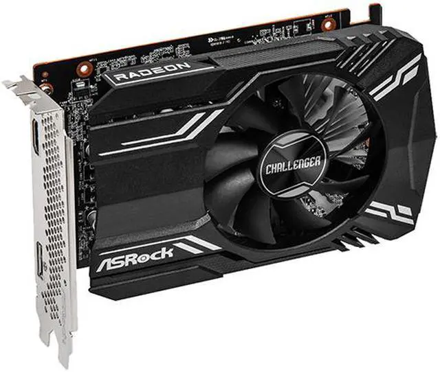 Alt view image 6 of 7 - ASRock Challenger Radeon RX 6400 4GB GDDR6 PCI Express 4.0 ITX Graphics Card RX6400 CLI 4G