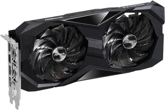 Alt view image 5 of 9 - ASRock Challenger D Radeon RX 6650 XT 8GB GDDR6 PCI Express 4.0 Graphics Card RX6650XT CLD 8GO