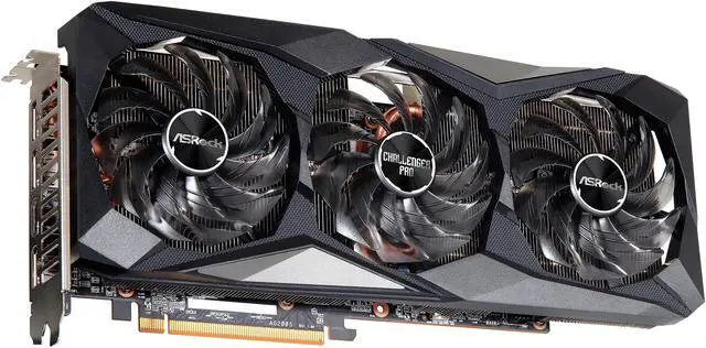 Alt view image 5 of 10 - ASRock Challenger Pro Radeon RX 6750 XT 12GB GDDR6 PCI Express 4.0 Graphics Card RX6750XT CLP 12GO