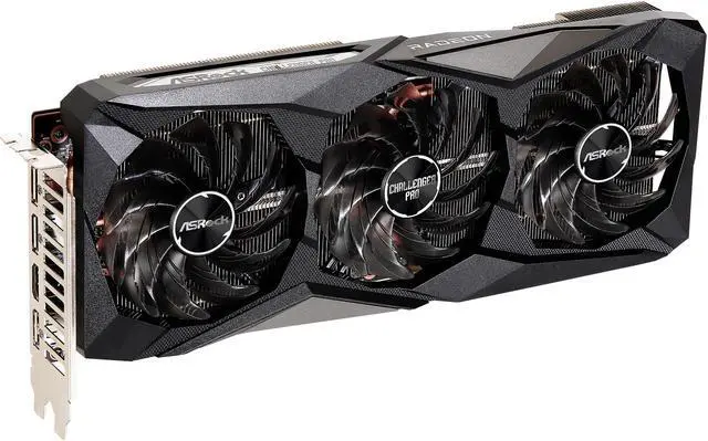 Alt view image 4 of 10 - ASRock Challenger Pro Radeon RX 6750 XT 12GB GDDR6 PCI Express 4.0 Graphics Card RX6750XT CLP 12GO