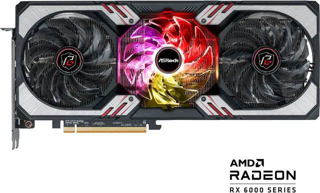 Alt view image 2 of 8 - ASRock Phantom Gaming D Radeon RX 6750 XT 12GB GDDR6 PCI Express 4.0 Graphics Card RX6750XT PGD 12GO