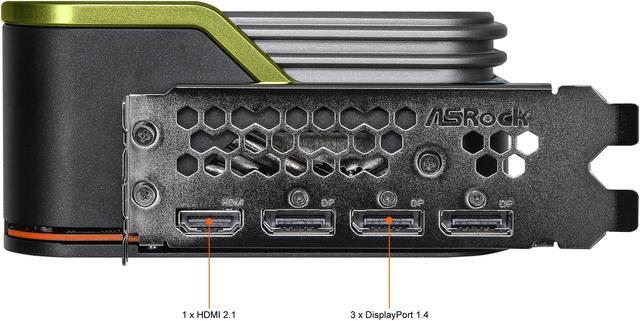 Alt view image 6 of 8 - ASRock OC Formula Radeon RX 6950 XT 16GB GDDR6 PCI Express 4.0 Graphics Card RX6950XT OCF 16G