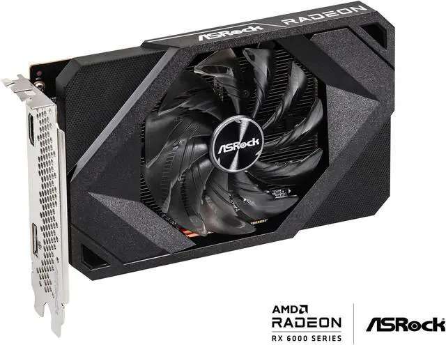 Alt view image 3 of 6 - ASRock Challenger Radeon RX 6500 XT 4GB GDDR6 PCI Express 4.0 ITX Graphics Card RX6500XT CLI 4G