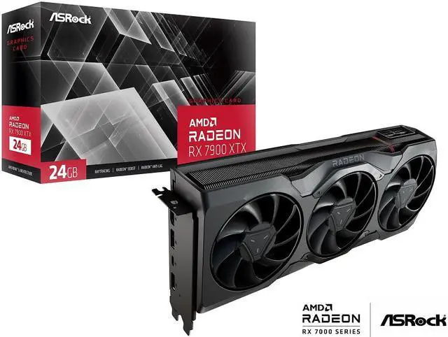 Alt view image 2 of 4 - ASRock Radeon RX 7900 XTX 24GB GDDR6 PCI Express 4.0 Video Card RX7900XTX 24G