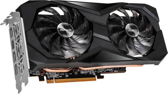 Alt view image 3 of 8 - ASRock Challenger Radeon RX 7600 8GB GDDR6 PCI Express 4.0 x8 ATX Graphics Card RX7600 CL 8GO
