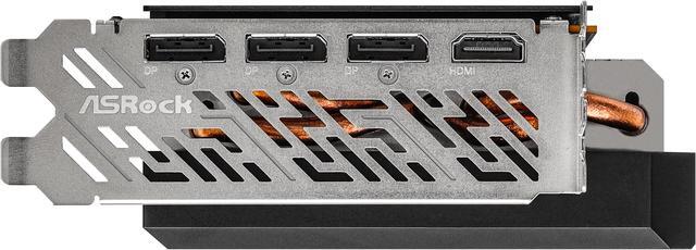 Alt view image 7 of 9 - ASRock Challenger Radeon RX 7800 XT 16GB GDDR6 PCI Express 4.0 x16 ATX Graphics Card RX7800XT CL 16GO