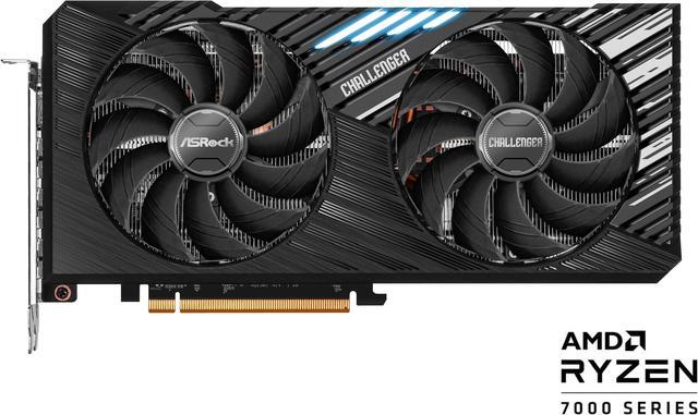 Alt view image 2 of 9 - ASRock Challenger Radeon RX 7800 XT 16GB GDDR6 PCI Express 4.0 x16 ATX Graphics Card RX7800XT CL 16GO
