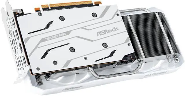 Alt view image 5 of 9 - ASRock Radeon RX 6600 Challenger White 8GB GDDR6 PCI Express 4.0 Graphics Card RX6600 CLW 8G