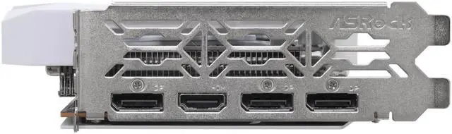Alt view image 6 of 9 - ASRock Radeon RX 6600 Challenger White 8GB GDDR6 PCI Express 4.0 Graphics Card RX6600 CLW 8G