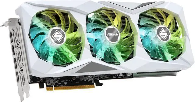 Alt view image 4 of 10 - ASRock Steel Legend Radeon RX 7600 XT 16GB GDDR6 PCI Express 4.0 x8 ATX Graphics Card RX7600XT SL 16GO