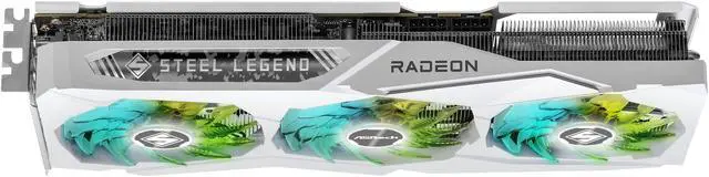 Alt view image 5 of 10 - ASRock Steel Legend Radeon RX 7600 XT 16GB GDDR6 PCI Express 4.0 x8 ATX Graphics Card RX7600XT SL 16GO