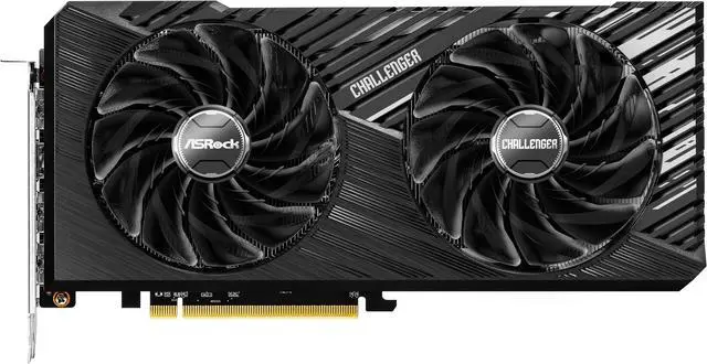 Alt view image 6 of 10 - ASRock Challenger Radeon RX 7600 XT 16GB GDDR6 PCI Express 4.0 x8 ATX Graphics Card RX7600XT CL 16GO