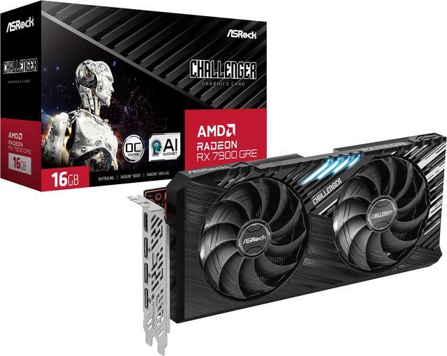 Alt view image 9 of 9 - ASRock Challenger Radeon RX 7900 GRE 16GB GDDR6 PCI Express 4.0 ATX Graphics Card RX7900GRE CL 16GO