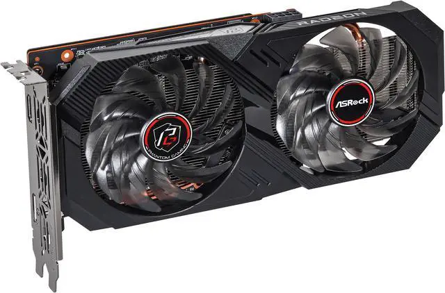 Alt view image 3 of 7 - ASRock Phantom Gaming Radeon RX 6500 XT 8GB GDDR6 PCI Express 4.0 Graphics Card RX6500XT PG 8GO