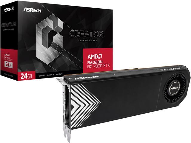 Alt view image 10 of 10 - ASRock Creator Radeon RX 7900 XTX 24GB GDDR6 PCI Express 4.0 ATX Graphics Card RX7900XTX CT 24G