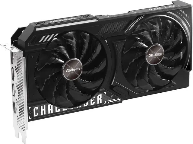 Alt view image 4 of 13 - ASRock Challenger Arc B580 12GB GDDR6 PCI Express 4.0 x8 ATX Graphics Card B580 CL 12GO