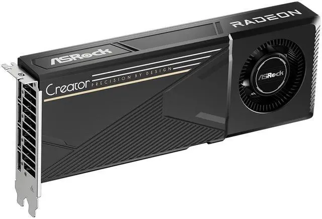 Alt view image 2 of 6 - ASRock Creator Radeon AI PRO R9700 32GB GDDR6 PCI Express 5.0 x16 Graphics Card R9700 CT 32G