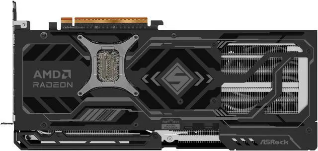 Alt view image 3 of 9 - ASRock Steel Legend Radeon RX 9070 XT 16GB GDDR6 PCI Express 5.0 x16 Graphics Card RX9070XT SLD 16G