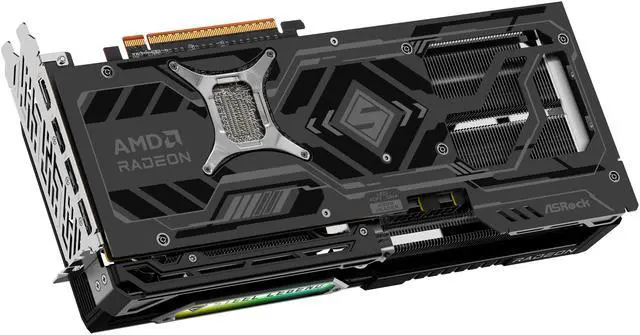 Alt view image 4 of 9 - ASRock Steel Legend Radeon RX 9070 XT 16GB GDDR6 PCI Express 5.0 x16 Graphics Card RX9070XT SLD 16G