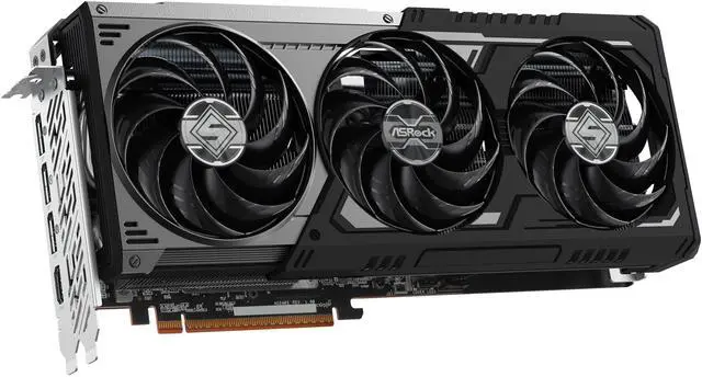 Alt view image 6 of 9 - ASRock Steel Legend Radeon RX 9070 XT 16GB GDDR6 PCI Express 5.0 x16 Graphics Card RX9070XT SLD 16G