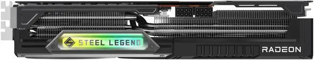 Alt view image 7 of 9 - ASRock Steel Legend Radeon RX 9070 XT 16GB GDDR6 PCI Express 5.0 x16 Graphics Card RX9070XT SLD 16G