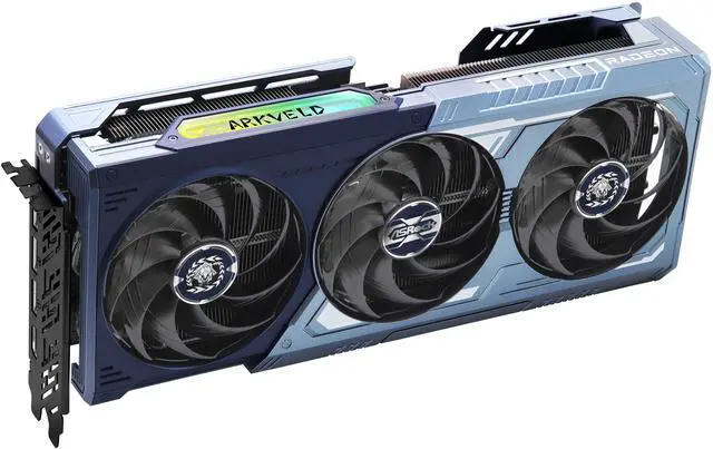 Alt view image 2 of 11 - ASRock Monster Hunter Wilds Radeon RX 9070 XT 16GB GDDR6 PCI Express 5.0 x16 Graphics Card RX9070XT MH 16G