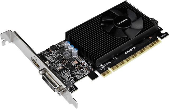 GIGABYTE GeForce GT 730 GV-N730D3-2GI (rev. 3.0) Graphics Card, 2GB 64-bit  GDDR3, GV-N730D3-2GI REV3.0 Video Card 