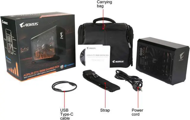 Alt view image 8 of 8 - GIGABYTE AORUS GeForce GTX 1080 Gaming Box DirectX 12 GV-N1080IXEB-8GD eGPU