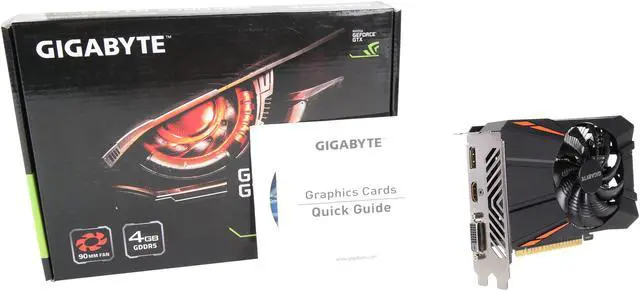 Alt view image 6 of 6 - GIGABYTE GeForce GTX 1050 Ti 4GB GDDR5 PCI Express 3.0 x16 ATX Graphics Card GV-N105TD5-4GD