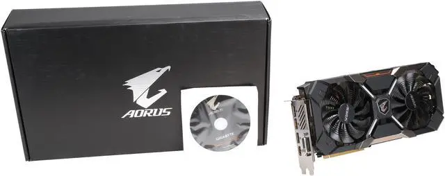 Alt view image 7 of 7 - GIGABYTE AORUS Radeon RX 580 8GB GDDR5 PCI Express 3.0 x16 CrossFireX Support ATX Graphics Card GV-RX580XTRAORUS-8GD