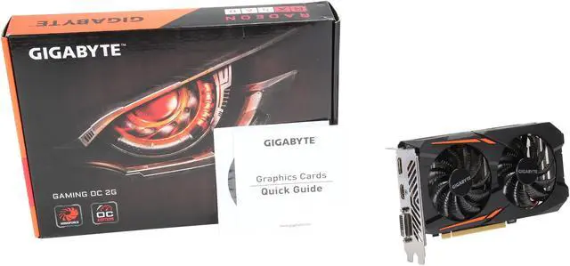 Alt view image 6 of 6 - GIGABYTE Radeon RX 560 2GB GDDR5 CrossFireX Support ATX Graphics Card GV-RX560GAMING OC-2GD