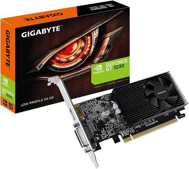 Alt view image 7 of 12 - GIGABYTE GeForce GT 1030 Low Profile D4 2G DirectX 12 GV-N1030D4-2GL Graphics Card