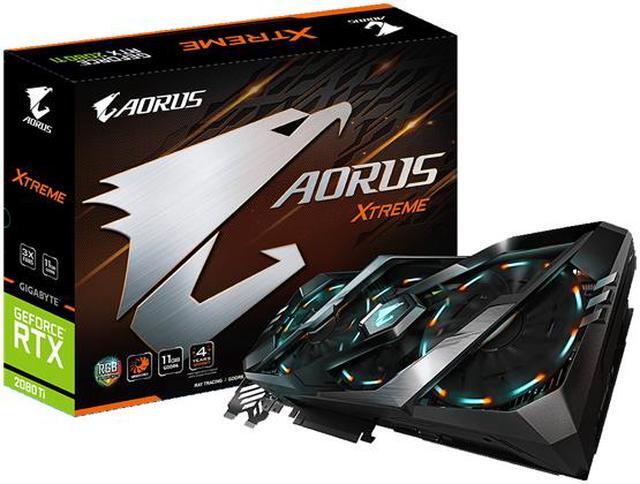 Alt view image 11 of 11 - GIGABYTE AORUS GeForce RTX 2080 TI DirectX 12 GV-N208TAORUS X-11GC Video Card