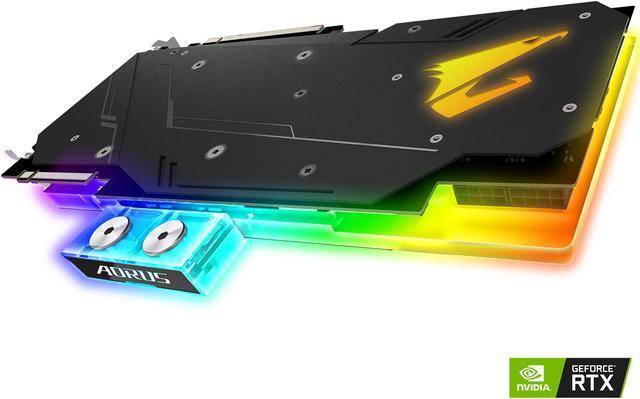 Alt view image 5 of 7 - GIGABYTE AORUS GeForce RTX 2080 XTREME WATERFORCE WB 8G Graphics Card, Pre-Installed Waterblock, 8GB 256-Bit GDDR6, GV-N2080AORUSX WB-8GC Video Card
