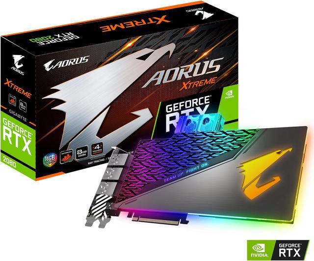 Alt view image 7 of 7 - GIGABYTE AORUS GeForce RTX 2080 XTREME WATERFORCE WB 8G Graphics Card, Pre-Installed Waterblock, 8GB 256-Bit GDDR6, GV-N2080AORUSX WB-8GC Video Card