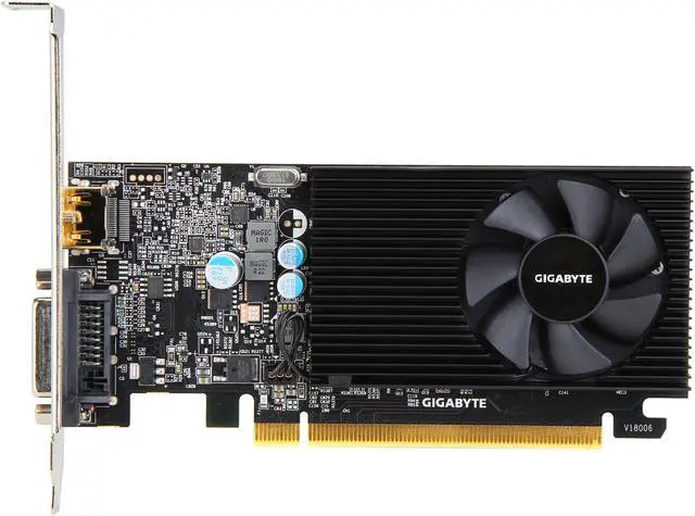 Alt view image 7 of 10 - GIGABYTE GeForce GT 1030 2GB DDR4 Low Profile Graphics Card GV-N1030D4-2GL