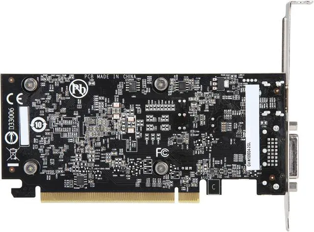 Alt view image 9 of 10 - GIGABYTE GeForce GT 1030 2GB DDR4 Low Profile Graphics Card GV-N1030D4-2GL